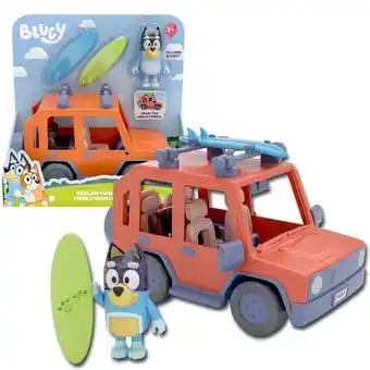 Intertoys Bluey speelauto met accessoires aanbieding