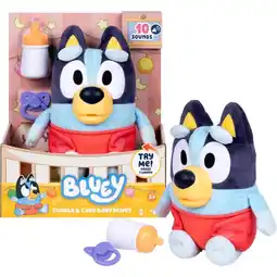 Intertoys Bluey Cuddle & Care interactieve knuffel aanbieding