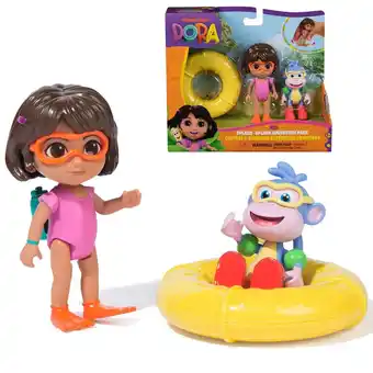Intertoys Dora Spetteren & Spatten Dora en Boots avonturenset aanbieding