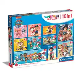 Intertoys Clementoni PAW Patrol 10-in-1 puzzelset - 18 + 30 + 48 + 60 stukjes aanbieding