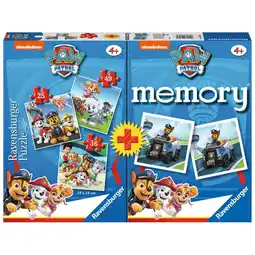 Intertoys Ravensburger PAW Patrol 3-in-1 puzzel met memory - 25/36/49 stukjes aanbieding