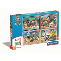 Intertoys Clementoni PAW Patrol 4-in-1 puzzelset - 12 + 16 + 20 + 24 stukjes aanbieding