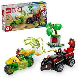 Intertoys LEGO Marvel Spin en electro achtervolging met dinosaurusvoertuig 11198 aanbieding