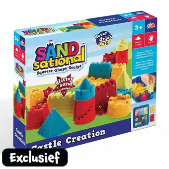 Intertoys Sandsational kasteel creatie magisch zand aanbieding