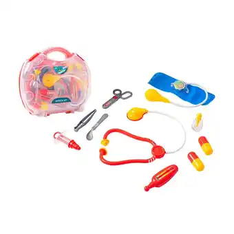 Intertoys Dokterskoffer 10-delig - rood aanbieding