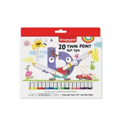 Intertoys Bruynzeel Twin Points stiften - 20 stuks aanbieding