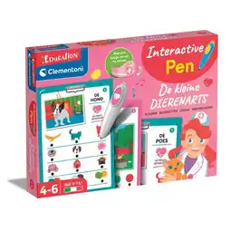 Intertoys Clementoni interactieve pen: de kleine dierenarts aanbieding
