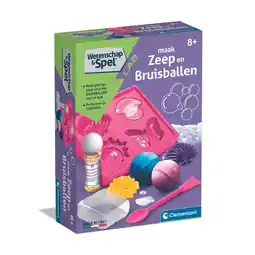 Intertoys Clementoni zeep en bruisballen set aanbieding