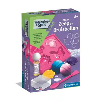 Intertoys Clementoni zeep en bruisballen set aanbieding
