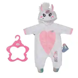 Intertoys BABY born unicorn onesie poppenromper aanbieding