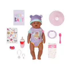 Intertoys BABY born pop Eva met 10 functies - 43 cm aanbieding