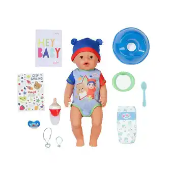 Intertoys BABY born pop Jonas starterset - 43 cm aanbieding