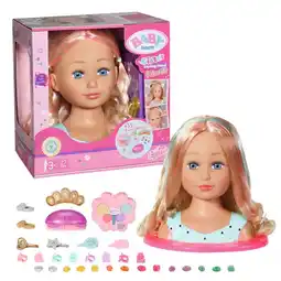 Intertoys BABY born Sister prinses kaphoofd + 33 accessoires aanbieding