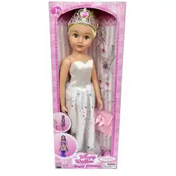 Intertoys Wispy Walker Royal Princess looppop prinses - 70 cm - wit aanbieding