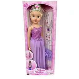 Intertoys Wispy Walker Royal Princess looppop prinses - 70 cm - paars aanbieding