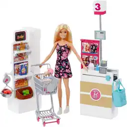Intertoys Barbie supermarkt speelset aanbieding