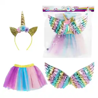 Intertoys Eenhoorn verkleedset vleugels met tutu aanbieding