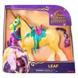 Intertoys Unicorn Academy eenhoorn figuur Leaf - 28 cm aanbieding