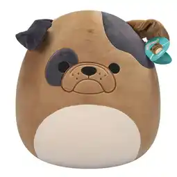Intertoys Squishmallows Loafer de bruine bulldogknuffel - 40 cm aanbieding