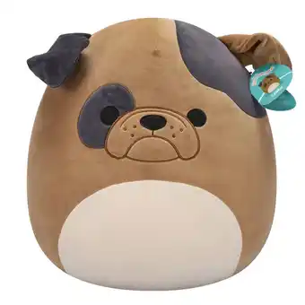 Intertoys Squishmallows Loafer de bruine bulldogknuffel - 40 cm aanbieding