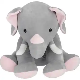 Intertoys Zittende olifant knuffel - 50 cm aanbieding