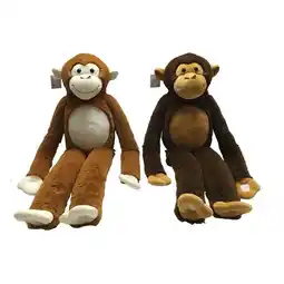 Intertoys Knuffel aap met lange benen - 85 cm aanbieding