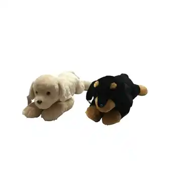 Intertoys Liggende knuffel hond - 55 cm aanbieding