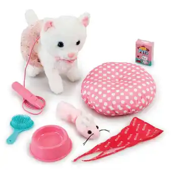 Intertoys Pitter Patter Pets Walk Along kat deluxe aanbieding