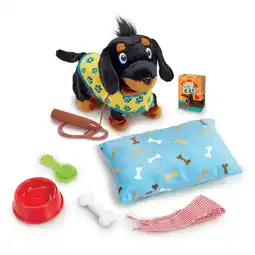 Intertoys Pitter Patter Pets Wiggle Jiggle teckel deluxe aanbieding
