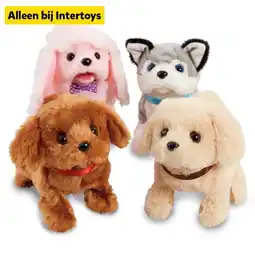 Intertoys Speelse puppy vriendje met kennel aanbieding