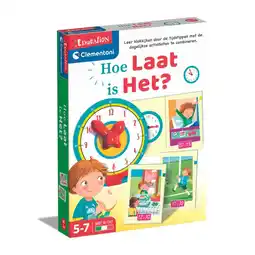 Intertoys Clementoni hoe laat is het? aanbieding