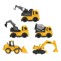 Intertoys Constructievoertuigenset 5-delig aanbieding