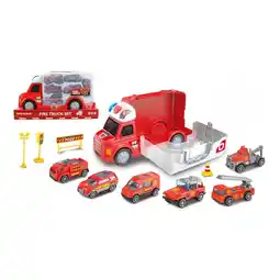 Intertoys Brandweeerspeelset met opbergkoffer aanbieding