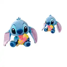 Intertoys Disney Stitch knuffel met ijslolly pluche - 25 cm aanbieding