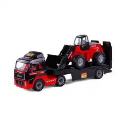 Intertoys Mammoet Toys Volvo vrachtwagen met oplegger en shovel - 1:16 aanbieding