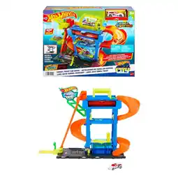 Intertoys Hot Wheels City Tunnel Twist Car Wash racebaan aanbieding