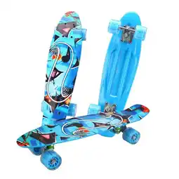 Intertoys Penny skateboard - blauw aanbieding