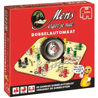 Intertoys Mens erger je niet! met dobbelautomaat aanbieding