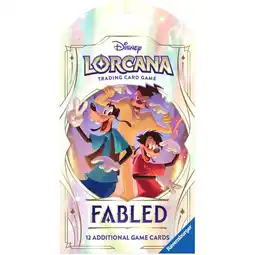Intertoys Disney Lorcana TCG Fabled sleeved booster aanbieding