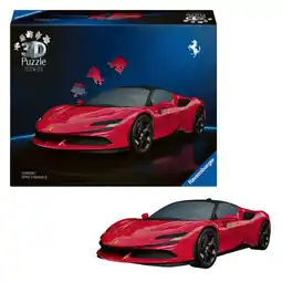 Intertoys Ravensburger Iconics 3D puzzel Ferrari SF90 Stradale - 108 stukjes aanbieding