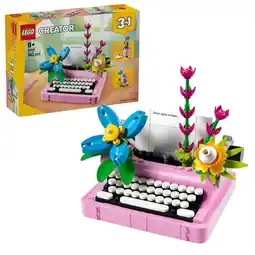 Intertoys LEGO Creator 3-in-1 typemachine met bloemen 31169 aanbieding