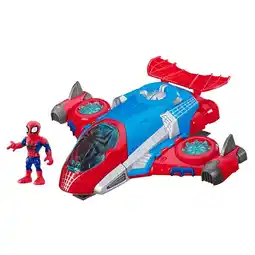 Intertoys Playskool Marvel Super Hero Adventures Spider-Man Jetquarters aanbieding