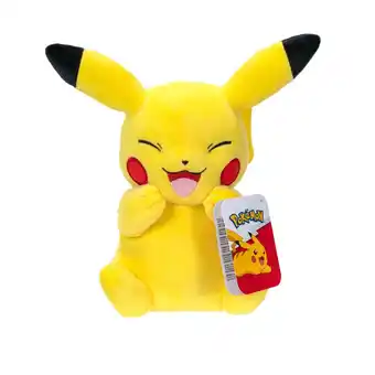 Intertoys Pokémon pluchen knuffel Pikachu - 20 cm aanbieding