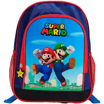 Intertoys Super Mario rugzak met 2 vakken aanbieding