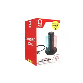 Intertoys Qware Gaming Nintendo Switch 2 oplaadstation aanbieding