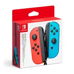 Intertoys Nintendo Switch Joy-Con controllers set van 2 - rood + blauw aanbieding