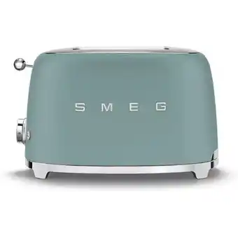 EP SMEG TSF01EGMEU Broodrooster 50's Style - Emerald Green aanbieding