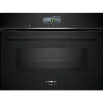 EP Siemens CM776GMB1F iQ700 extraKlasse Compacte Oven met Magnetron - 60 x 45 cm - Zwart aanbieding