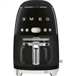 EP SMEG DCF02BLEU 50's Style Koffiemachine - Filterkoffie - Zwart aanbieding