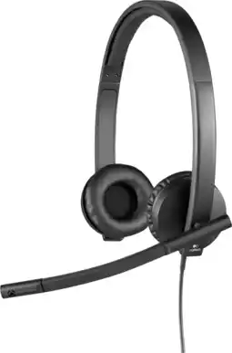 Coolblue Logitech H570e Stereo USB-A Office Headset aanbieding